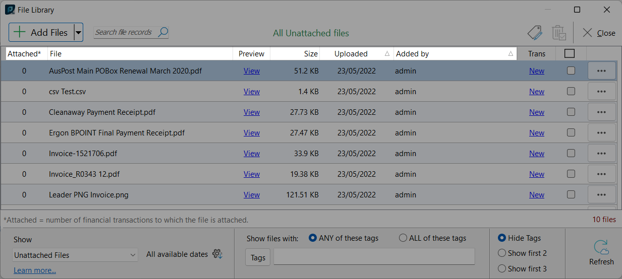 File Library Sort