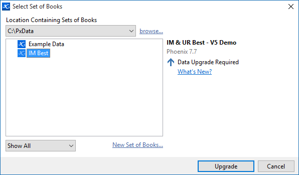 Select Set of Books - Upgrade_v8