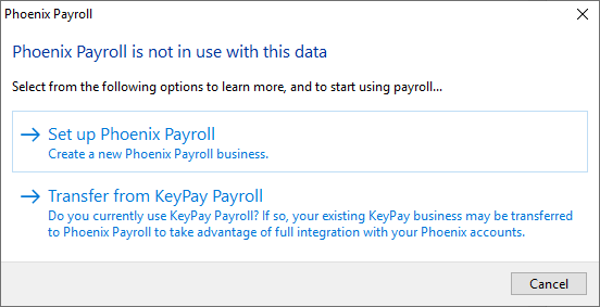 SetupPxPayroll