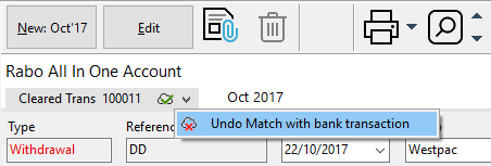 UndoMatchTransaction